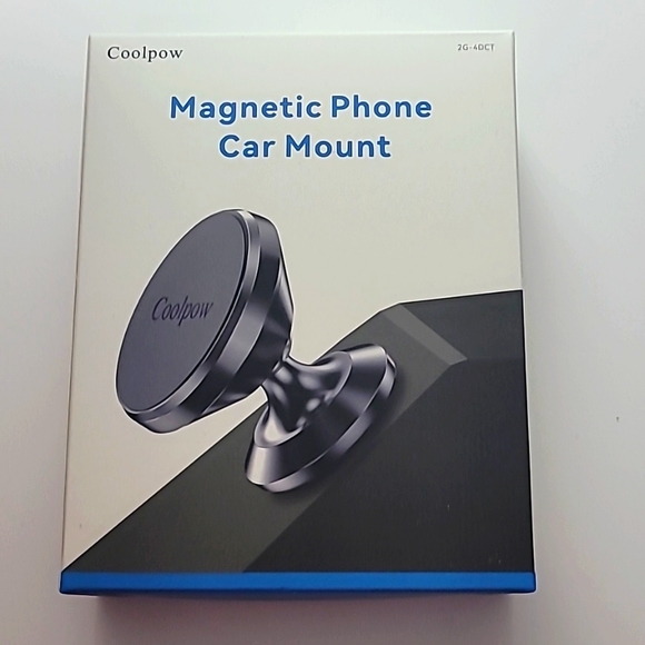 coolpow Other - Car Phone Mount for Car Magnetic Easy Install 360 rotation strong magnet Black